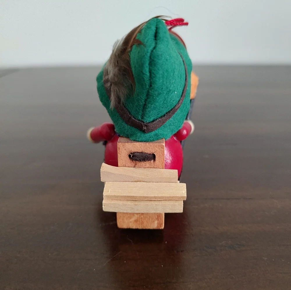 Vintage Steinbach Christmas Ornament Lumberjack German Wood